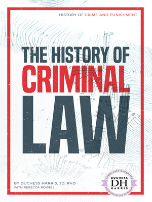 cover image of The History of Criminal Law